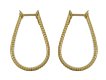 Carlo Weingrill yellow gold earrings, Italian hatton garden