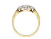 Edwardian old mine diamond cluster ring hatton garden