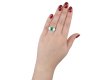 Bulgari emerald and diamond ring, Italian, circa 1930.hatton garden