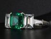 Bulgari emerald and diamond ring, Italian, circa 1930.hatton garden