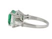 Bulgari emerald and diamond ring, Italian, circa 1930.hatton garden