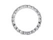 Vintage diamond full eternity ring, French, 1960. hatton garden