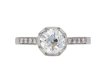 Old mine diamond flanked solitaire ring, circa 1920 hatton garden