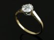 Edwardian diamond solitaire ring, circa 1905.