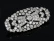 Art deco diamond brooch, circa 1920.