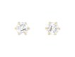 Old cut diamond stud earrings.