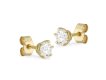 Old cut diamond stud earrings.