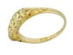 Yellow diamond five stone ring, English, 1916.