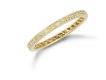 Vintage diamond full eternity ring, circa 1940.