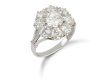 Diamond coronet cluster ring, circa 1920.
