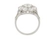 Diamond coronet cluster ring, circa 1920.