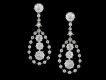 Edwardian diamond drop earrings, circa 1910. hatton garden