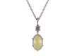 Yellow Ceylon sapphire and diamond pendant,hatton garden