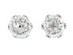 Edwardian old mine diamond stud earrings, hatton garden