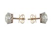 Edwardian old mine diamond stud earrings, hatton garden