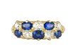 Victorian sapphire and diamond ring, circa 1890.