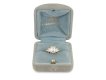 Mauboussin diamond and sapphire ring, circa 1990s.