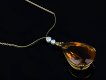 Citrine pendant, circa 1940. Hatton Garden