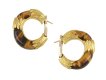 Kutchinsky tiger's eye earrings, English, 1972.