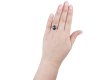 Ceylon sapphire solitaire ring, circa 1915.