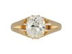 Victorian diamond solitaire ring, English, 1897.