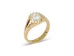 Victorian diamond solitaire ring, English, 1897.