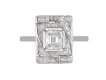 Art Deco diamond cluster ring, circa 1920.