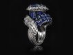 Sterle sapphire and diamond dress ring, French, circa 1950.