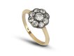 Antique diamond coronet cluster ring, circa 1900.