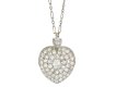 Victorian diamond heart locket, circa 1890.