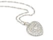 Victorian diamond heart locket, circa 1890.