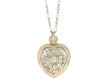 Victorian diamond heart locket, circa 1890.