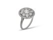 Diamond cluster ring, circa 1915.
