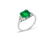 Art Deco Colombian Emerald and diamond ring, circa 1920