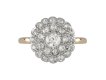 Edwardian diamond cluster ring, circa 1910.