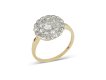 Edwardian diamond cluster ring, circa 1910.