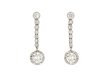 Edwardian diamond drop earrings.
