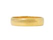 Yellow gold wedding band, English, 1912. 