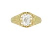 Old mine Diamond solitaire ring, circa 1890.