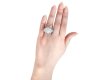 Van Cleef & Arpels diamond cluster ring, circa 1950.