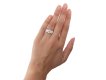 Edwardian diamond three stone ring, circa 1910. 