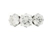 Diamond three stone ring, circa 1920. 