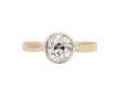 Diamond solitaire ring, Swedish, 1875.