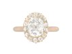 Victorian diamond coronet cluster ring, circa 1900. 