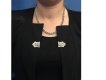 Diamond double clip platinum brooch berganza hatton garden