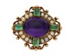 view antique amethsyt brooch Carlo Giuliano berganza hatton garden