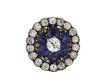Antique Sapphire and Diamond cluster ring/pendant hatton garden