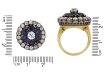 Antique Sapphire and Diamond cluster ring/pendant hatton garden