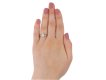 Marquise shape diamond solitaire ring, circa 2001. Hatton Garden