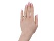 Marquise shape diamond solitaire ring
